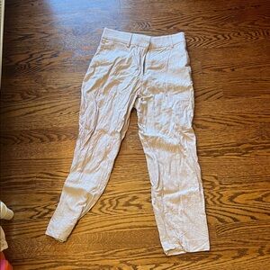 H&M Light Beige Trousers Linen